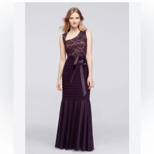 R&M Richard’s Lace Bodice Pin-Tucked Top Dress SZ8